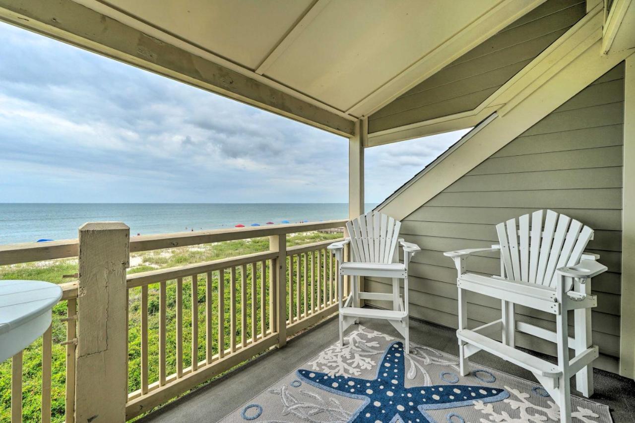 Beachfront Condo With Unobstructed Ocean Views! остров Оук Екстериор снимка