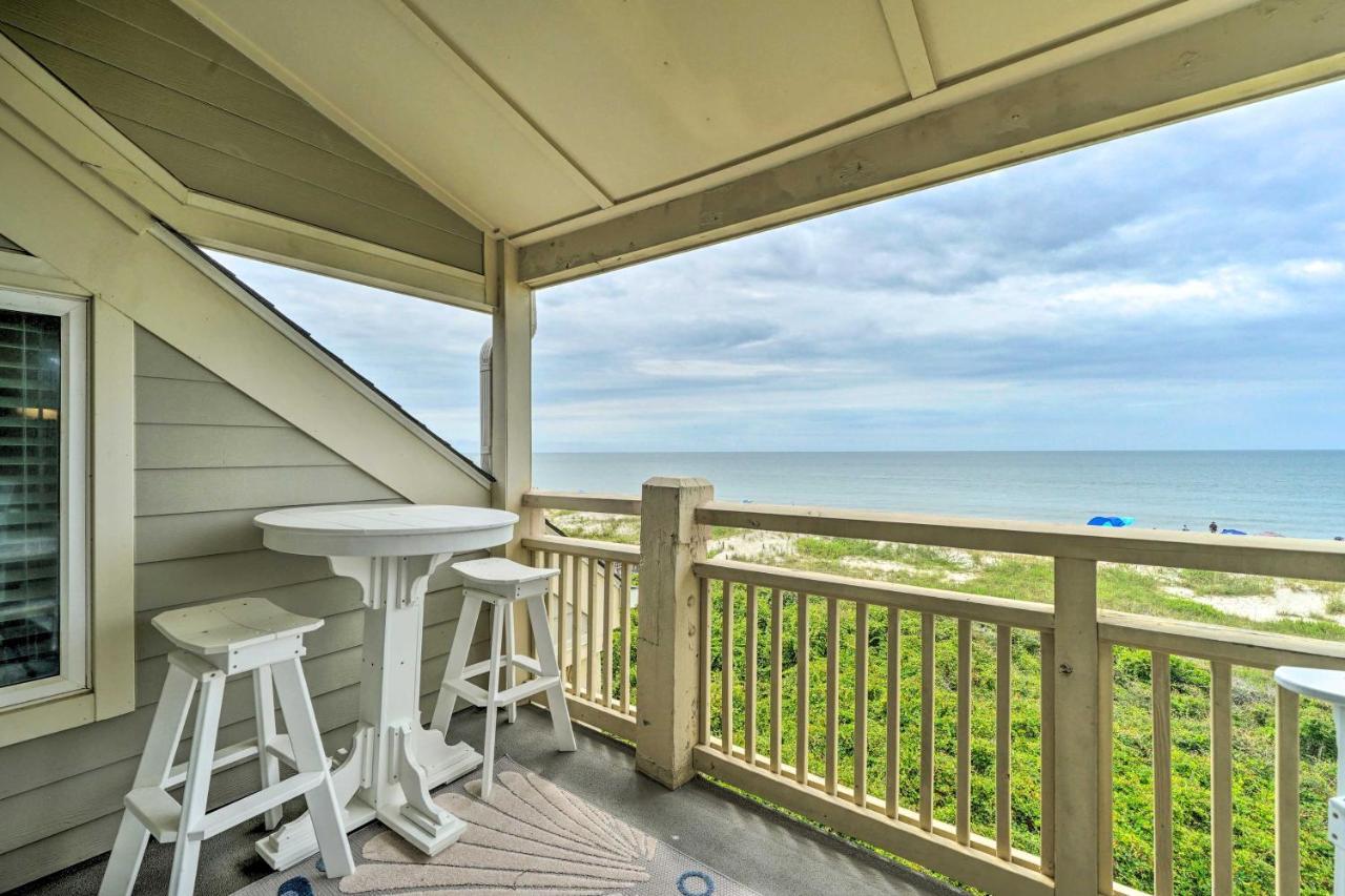 Beachfront Condo With Unobstructed Ocean Views! остров Оук Екстериор снимка