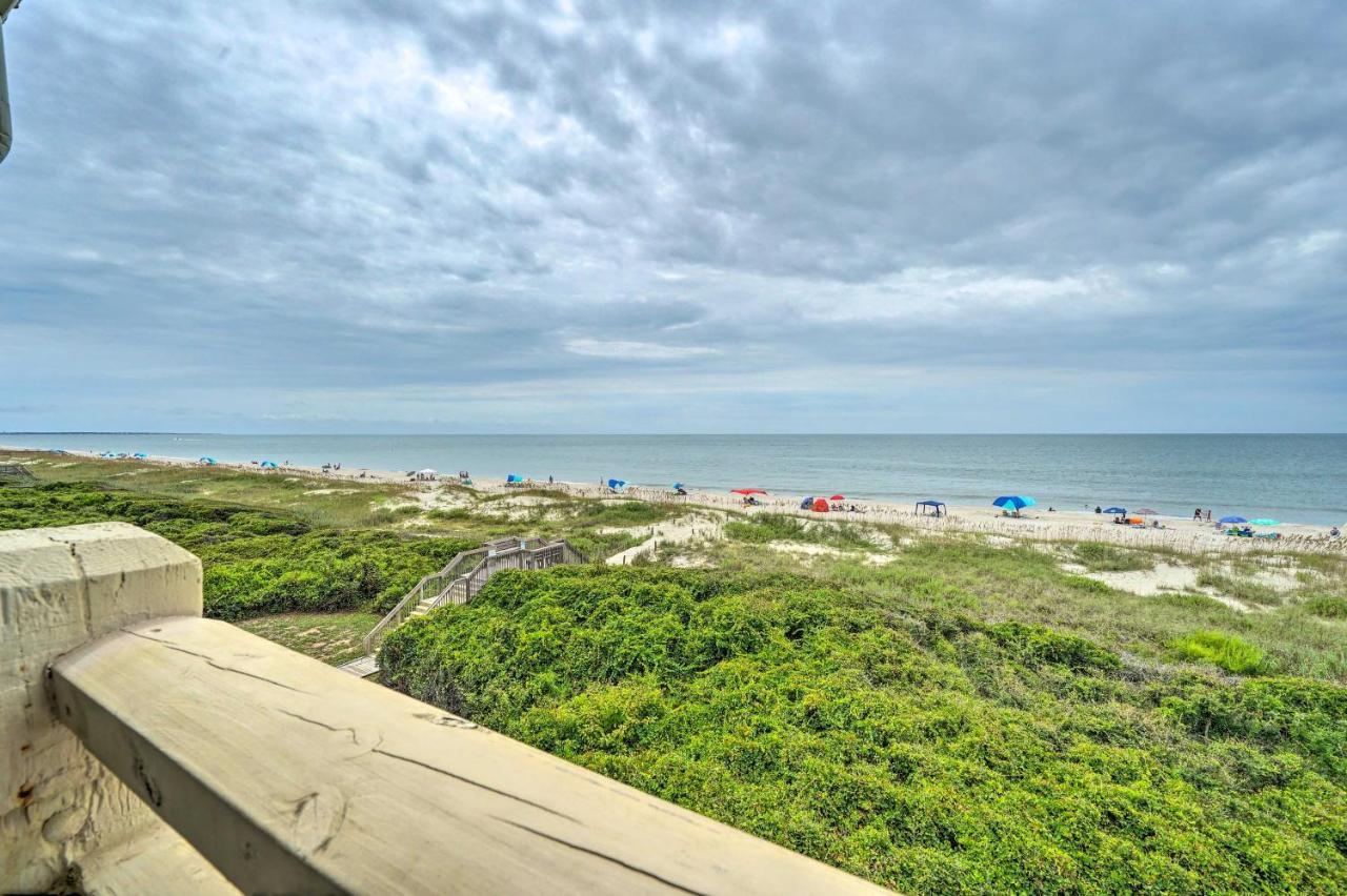 Beachfront Condo With Unobstructed Ocean Views! остров Оук Екстериор снимка