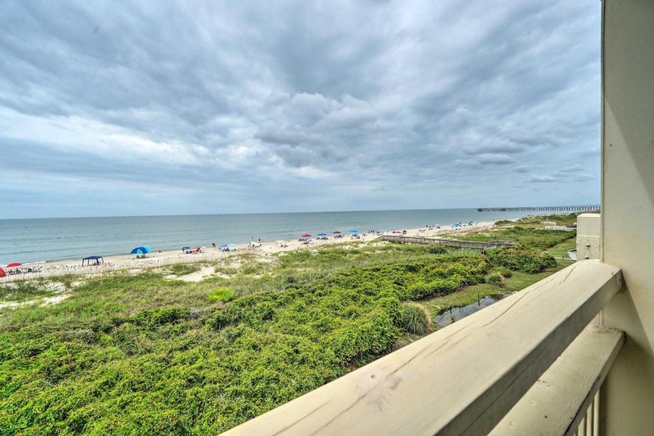 Beachfront Condo With Unobstructed Ocean Views! остров Оук Екстериор снимка